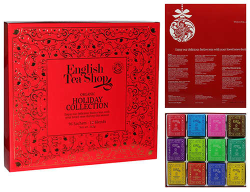 ETS Organic Christmas tea collection 96tk Red Ornaments 12 different ETS Organic Christmas tea collection 96tk Red Ornaments 12 different
